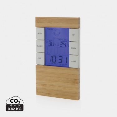 Logotrade promotional gift picture of: Utah RCS rplastic and bamboo weather station