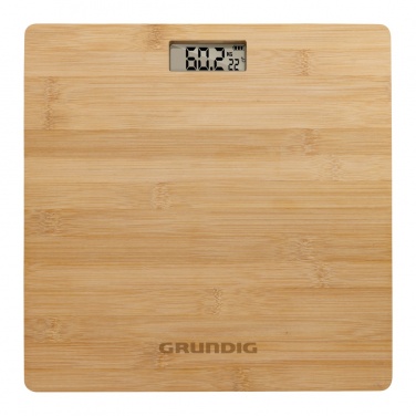 Logotrade corporate gifts photo of: Grundig Bamboo Digital Body Scale