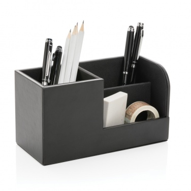 Logo trade promotional gifts image of: Swiss Peak RCS recycled PU Desk organiser