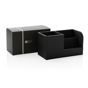 Logotrade promotional items photo of: Swiss Peak RCS recycled PU Desk organiser