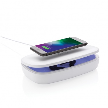 Logo trade promotional giveaway photo of: UV-C steriliser box with 5W wireless charger