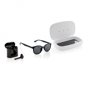 Logo trade promotional gifts picture of: UV-C steriliser box with 5W wireless charger