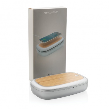 Logo trade promotional merchandise picture of: Rena UV-C steriliser box with 5W wireless charger