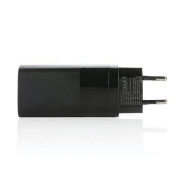 Logo trade corporate gifts picture of: Philips 65W ultra fast PD 3-port USB wall charger