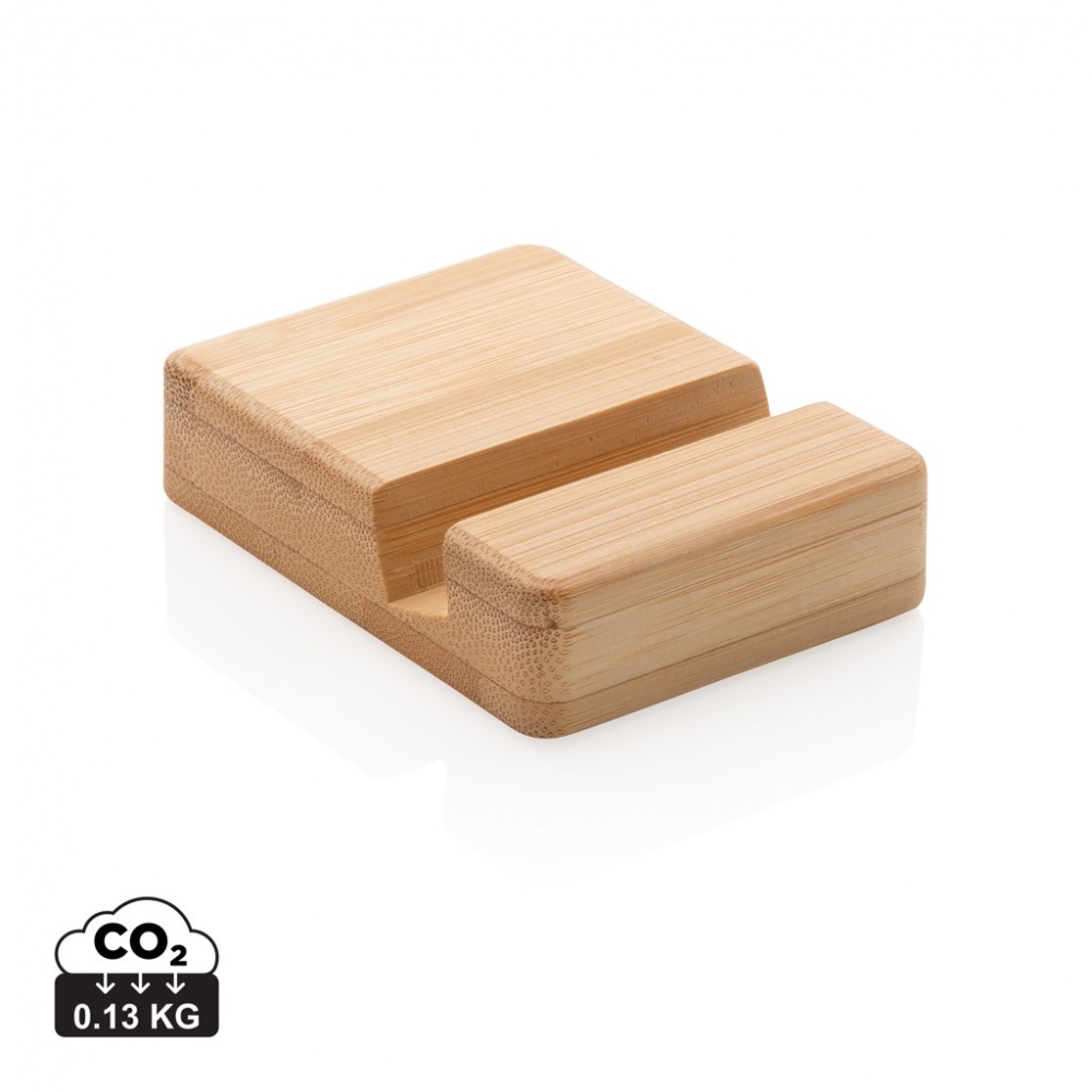 Logo trade business gifts image of: Bamboo phone stand XD