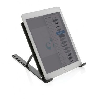 Logotrade promotional merchandise image of: Terra RCS recycled aluminium universal laptop/tablet stand