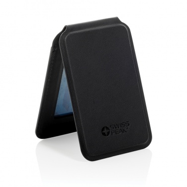 Logotrade promotional giveaways photo of: Magstand RCS recycled PU magnetic phone wallet with stand
