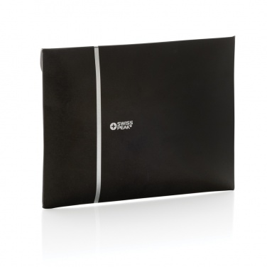 Logo trade business gifts image of: Magstand RCS recycled PU magnetic phone wallet with stand