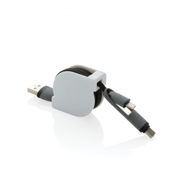 Logo trade business gift photo of: 3-in-1 retractable cable