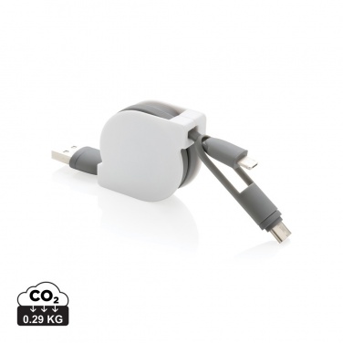 Logotrade corporate gifts photo of: 3-in-1 retractable cable