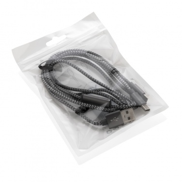 Logotrade promotional items photo of: 3-in-1 braided cable