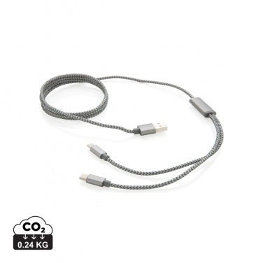 Logotrade promotional merchandise image of: 3-in-1 braided cable