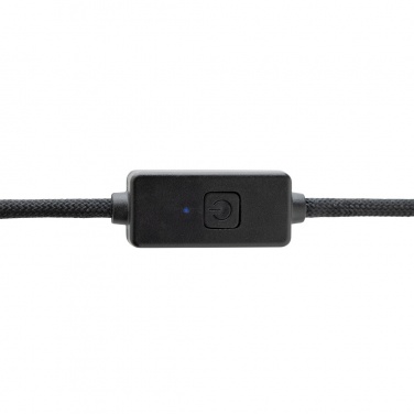 Logo trade corporate gifts image of: Datalock RCS recycled 60W hacking protection cable