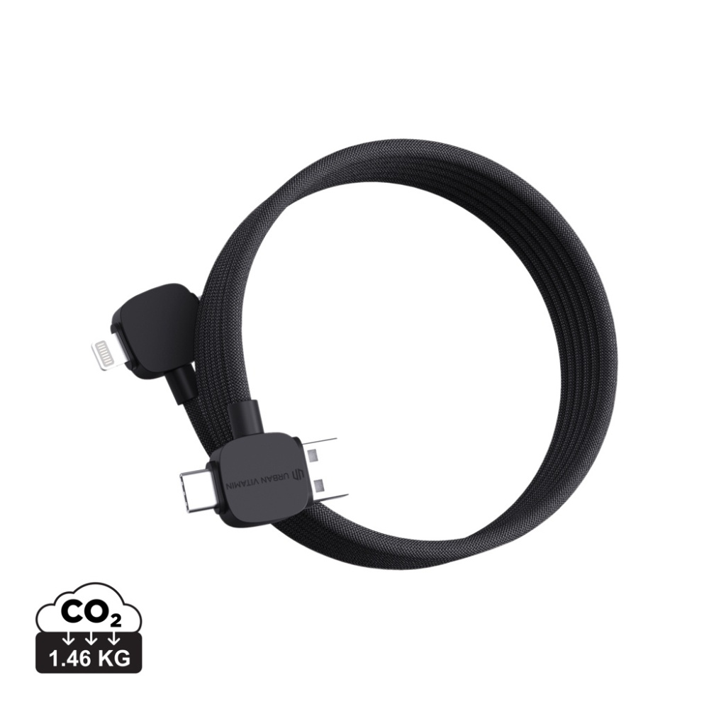 Logotrade business gifts photo of: Urban Vitamin Stockton 65W RCS RTPE/RPET magnetic cable