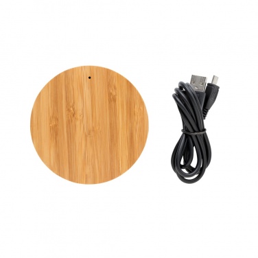 Logotrade promotional giveaways photo of: Bamboo X 5W wireless charger