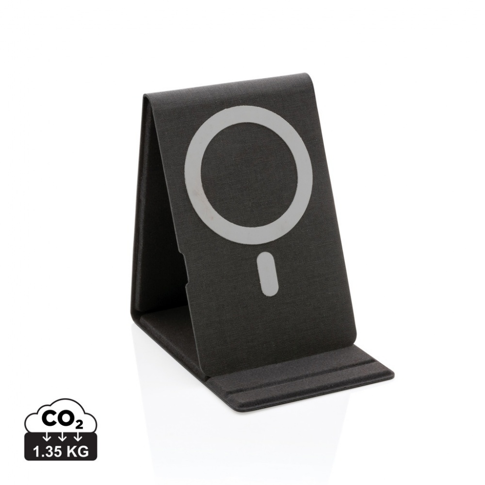Logo trade promotional merchandise photo of: Artic Magnetic 10W wireless charging phone stand