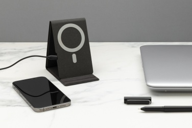 Logotrade promotional products photo of: Artic Magnetic 10W wireless charging phone stand