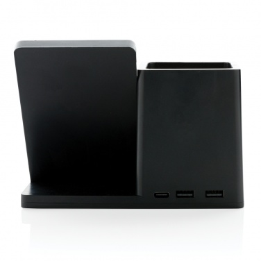 Logo trade promotional product photo of: Ontario RCS recycled plastic 10W wireless charger