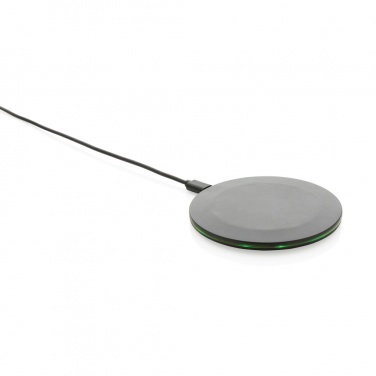 Logotrade business gift image of: RCS recycled plastic 15W Wireless fast charger