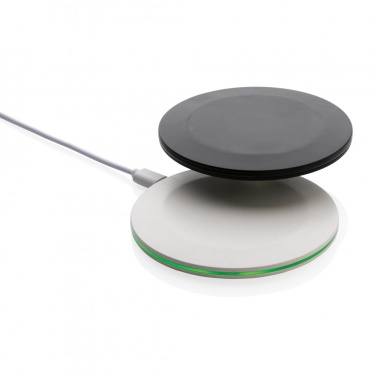 Logo trade advertising products image of: RCS recycled plastic 15W Wireless fast charger