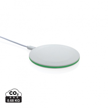 Logo trade promotional gifts image of: RCS recycled plastic 15W Wireless fast charger