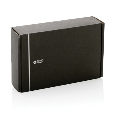 Logo trade business gifts image of: Swiss Peak RCS rplastic 3-in-1 wireless 15W travel charger