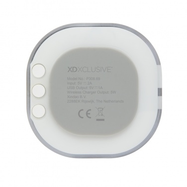Logotrade promotional item image of: Aria 5W Wireless Charging Digital Clock
