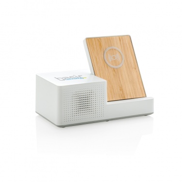 Logotrade promotional products photo of: Ontario 5W wireless charger with speaker