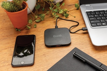 Logotrade corporate gift image of: Wireless 5W charging pad