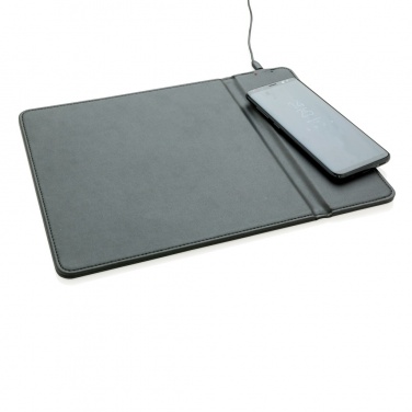 Logo trade promotional item photo of: Mousepad with 5W wireless charging
