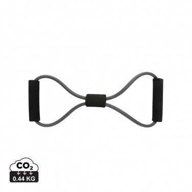 Logo trade promotional giveaways image of: Fitness 8 shape exercise band in pouch