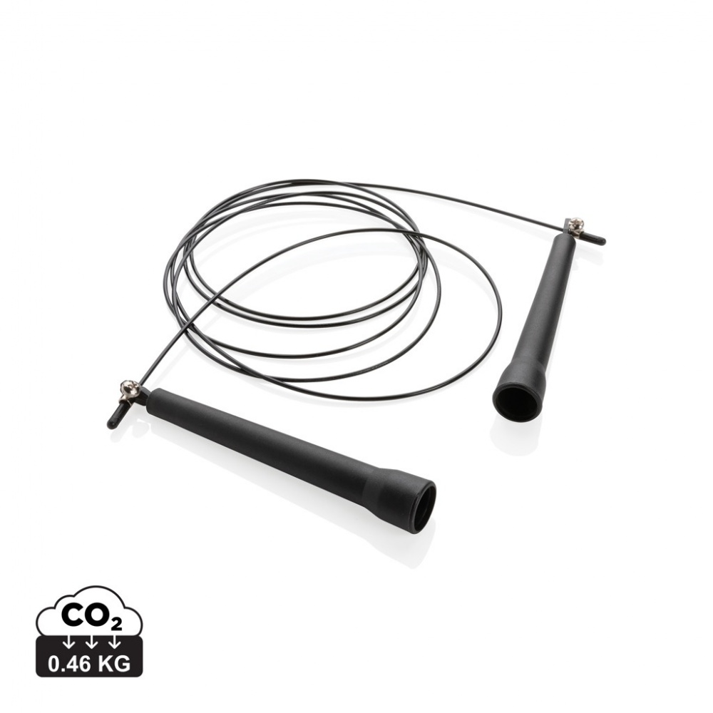 Logo trade promotional giveaways image of: Adjustable jump rope in pouch