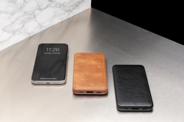 Logo trade business gifts image of: Tusca 10.000 mAh PU powerbank