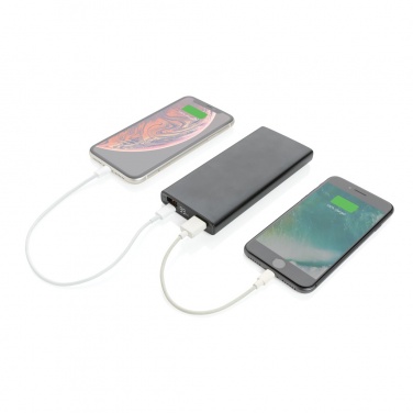 Logo trade promotional gifts image of: Aluminium 18W 10.000 mAh PD Powerbank