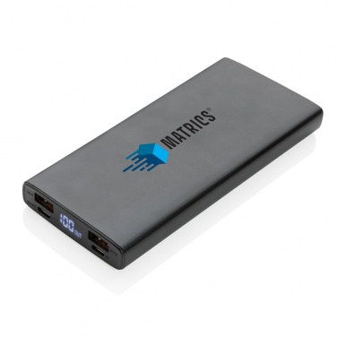Logo trade advertising products picture of: Aluminium 18W 10.000 mAh PD Powerbank