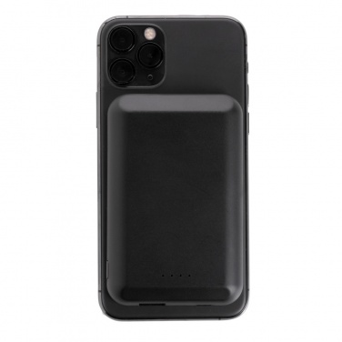 Logo trade corporate gift photo of: Magnetic 5.000 mAh 5W wireless powerbank