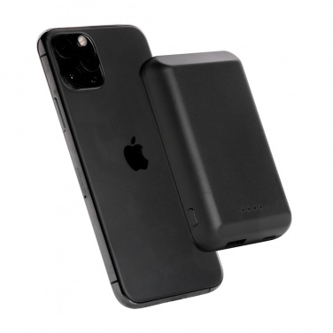 Logo trade promotional giveaway photo of: Magnetic 5.000 mAh 5W wireless powerbank