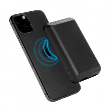 Logo trade corporate gift photo of: Magnetic 5.000 mAh 5W wireless powerbank