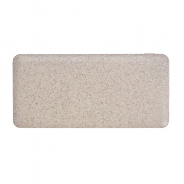 Logo trade corporate gifts picture of: 10.000 mah wheat straw powerbank