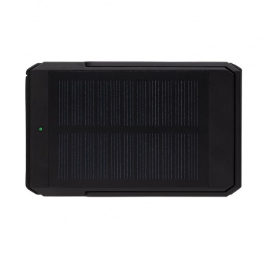 Logotrade promotional merchandise image of: Skywave RCS rplastic solar powerbank 5000 mAh 10W wireless