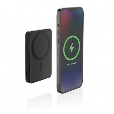 Logotrade promotional item picture of: Magnetix RCS recycled plastic 5000 mah magnetic powerbank