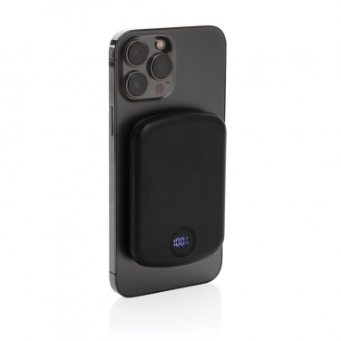 Logotrade corporate gift picture of: MagBoost RCS recycled plastic 5000 mah magnetic powerbank
