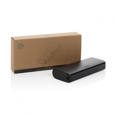 Logotrade promotional item picture of: FlashCharge RCS rplastic 20000 mah fast charge powerbank