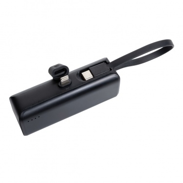 Logo trade promotional giveaway photo of: Powerlink RCS rplastic 3000 mAh powerbank iOS connector
