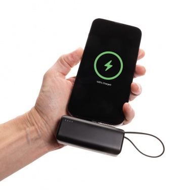 Logotrade business gift image of: Powerlink RCS rplastic 3000 mAh powerbank iOS connector