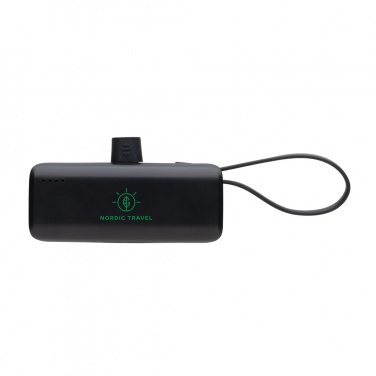Logo trade corporate gifts picture of: Powerlink RCS rplastic 3000 mAh powerbank iOS connector
