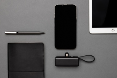 Logo trade promotional merchandise picture of: Powerlink RCS rplastic 3000 mAh powerbank iOS connector