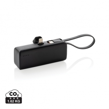 Logo trade promotional merchandise image of: Powerlink RCS rplastic 3000 mAh powerbank iOS connector