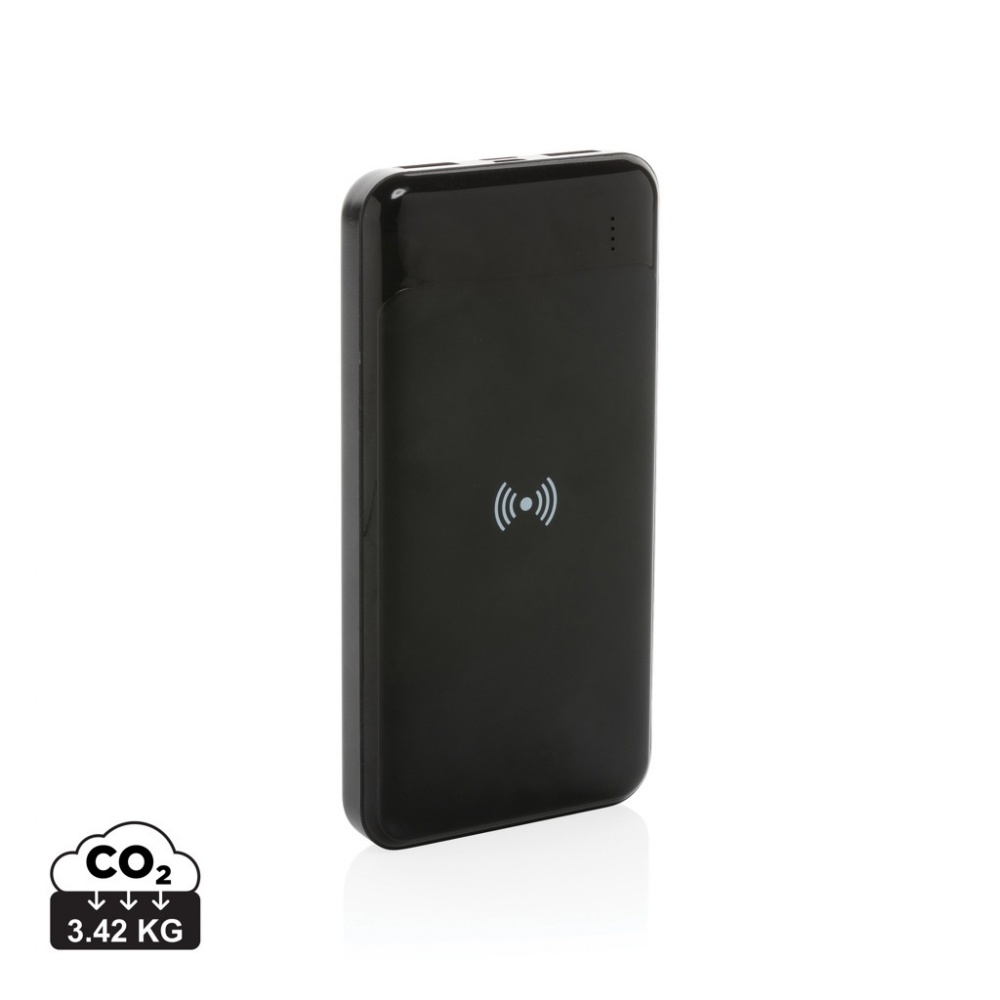 Logotrade advertising product image of: RCS standard recycled plastic wireless powerbank