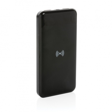Logotrade advertising products photo of: RCS standard recycled plastic wireless powerbank